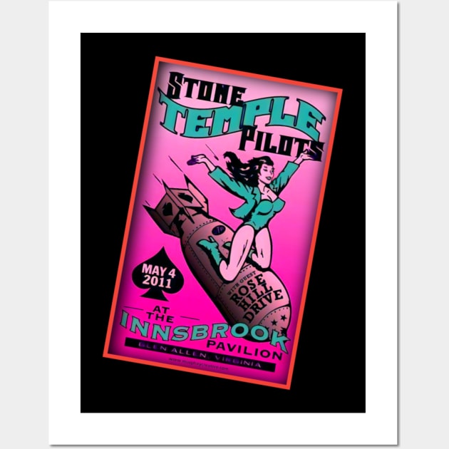 Stone temple pilots t-shirt Wall Art by Great wallpaper 